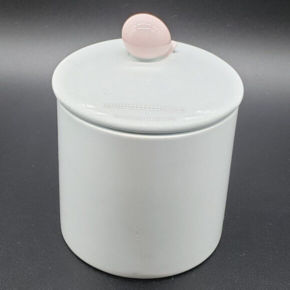 Norcrest Japan Powder Blue 3D Teddy Bear Balloons Mugs & Lidded Trinket Jar Set - Picture 3 of 16